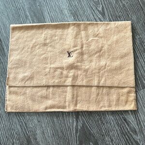 Authentic Louis Vuitton Cotton Dust Bag - 14.5”W x 10.5”H